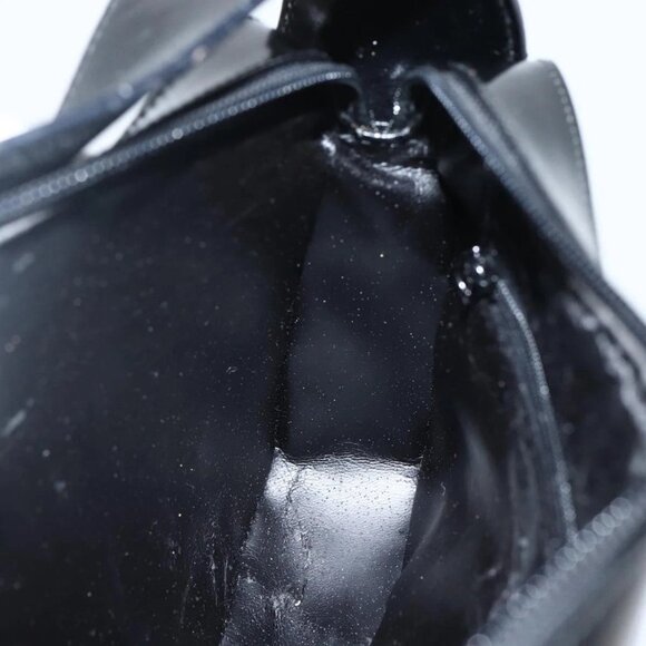 GUCCI Shoulder Bag Enamel Black Silver 001 3031 Auth 143306 - Picture 13 of 16